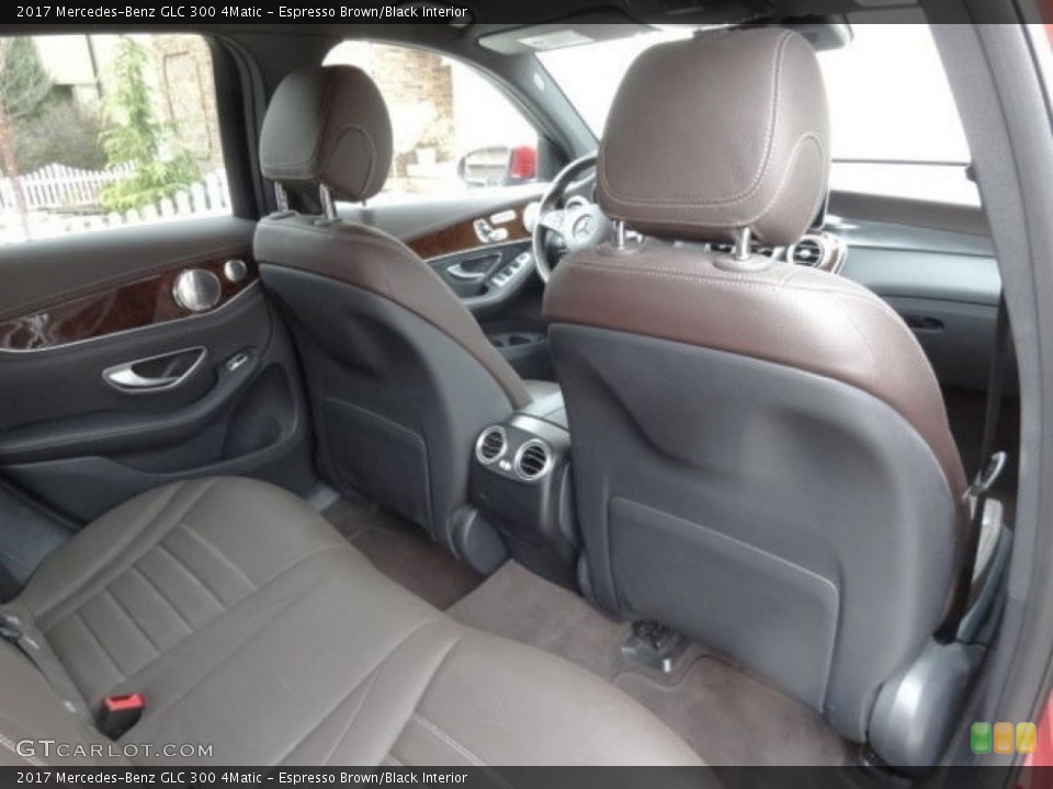 Espresso Brown/Black Interior Rear Seat for the 2017 Mercedes-Benz GLC 300 4Matic #139188826