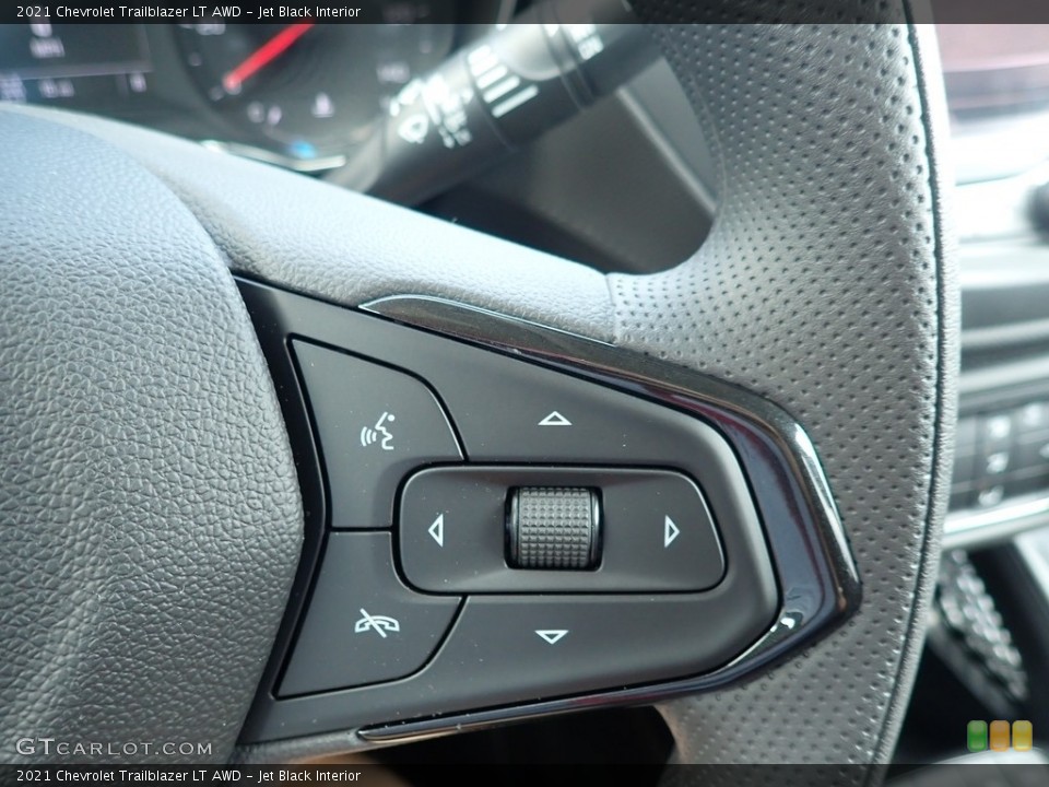Jet Black Interior Steering Wheel for the 2021 Chevrolet Trailblazer LT AWD #139191169