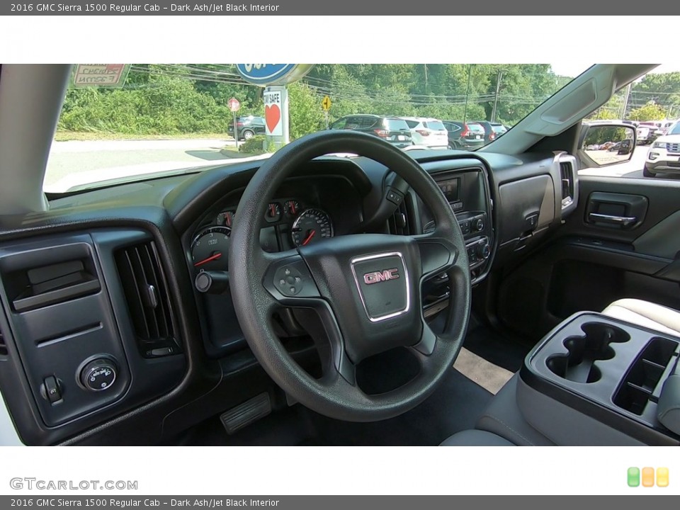 Dark Ash/Jet Black Interior Dashboard for the 2016 GMC Sierra 1500 Regular Cab #139192309