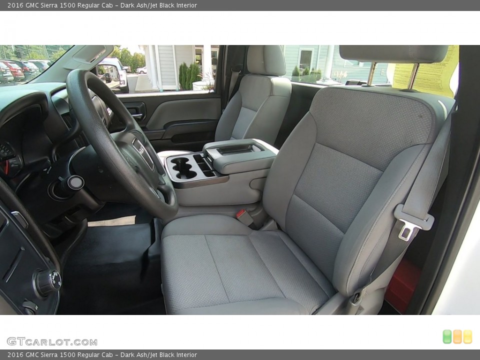 Dark Ash/Jet Black Interior Front Seat for the 2016 GMC Sierra 1500 Regular Cab #139192330