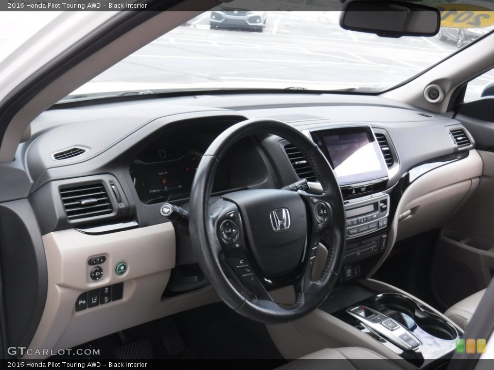 Black Interior Dashboard for the 2016 Honda Pilot Touring AWD #139192891