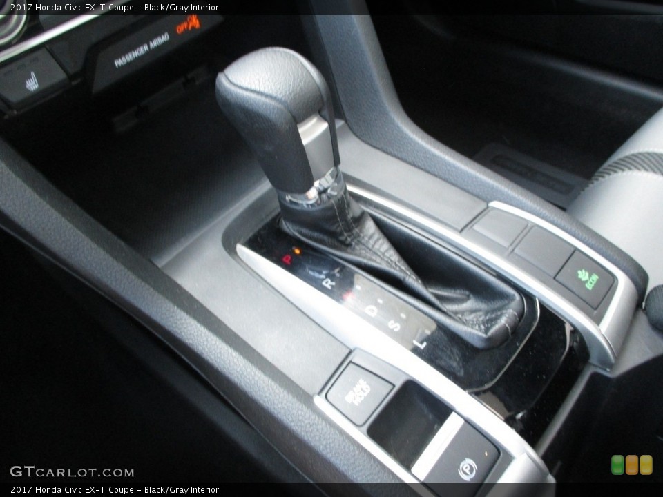Black/Gray Interior Transmission for the 2017 Honda Civic EX-T Coupe #139195720