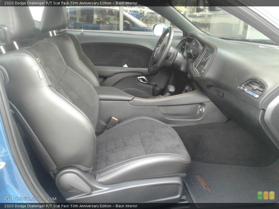 Black Interior Front Seat for the 2020 Dodge Challenger R/T Scat Pack 50th Anniversary Edition #139202421