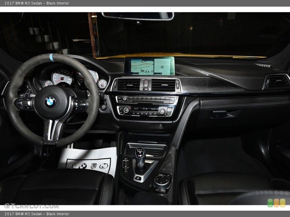 Black Interior Dashboard for the 2017 BMW M3 Sedan #139206837