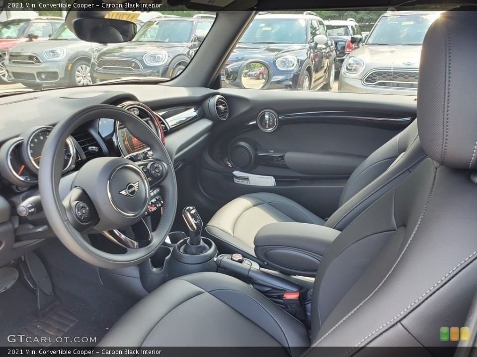 Carbon Black Interior Front Seat for the 2021 Mini Convertible Cooper #139207965