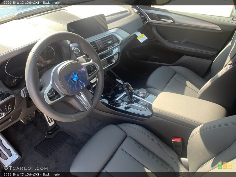 Black Interior Photo for the 2021 BMW X3 xDrive30i #139208277