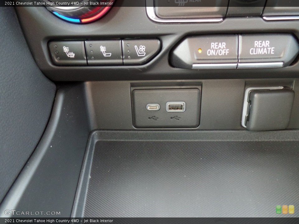 Jet Black Interior Controls for the 2021 Chevrolet Tahoe High Country 4WD #139209675