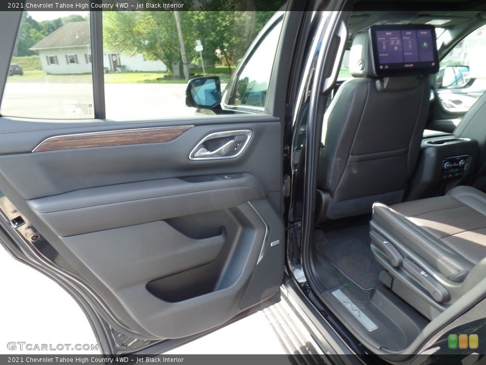 Jet Black Interior Rear Seat for the 2021 Chevrolet Tahoe High Country 4WD #139209960