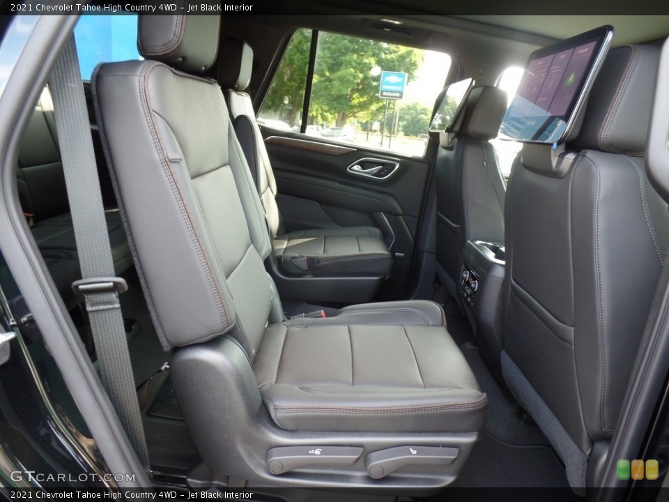 Jet Black Interior Rear Seat for the 2021 Chevrolet Tahoe High Country 4WD #139210219