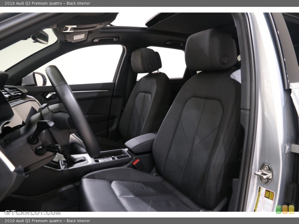 Black Interior Front Seat for the 2019 Audi Q3 Premium quattro #139216593