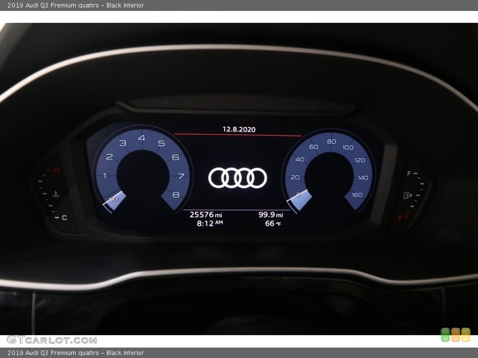 Black Interior Gauges for the 2019 Audi Q3 Premium quattro #139216668