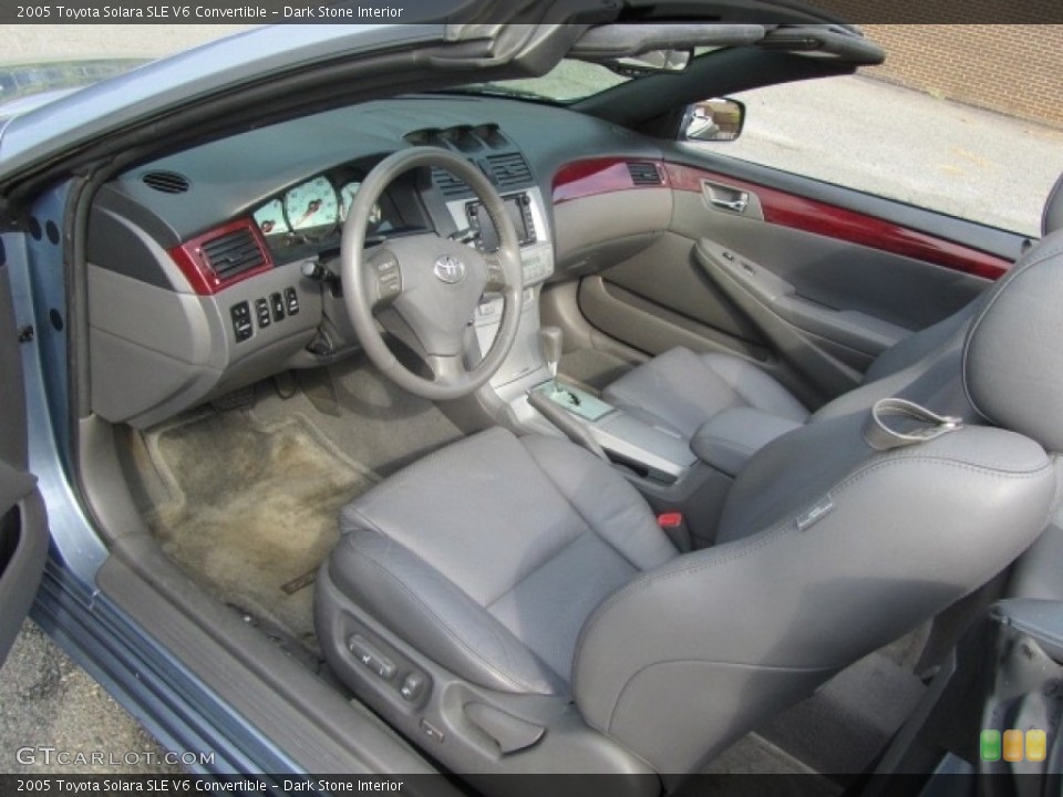 Dark Stone Interior Prime Interior for the 2005 Toyota Solara SLE V6 Convertible #139216724