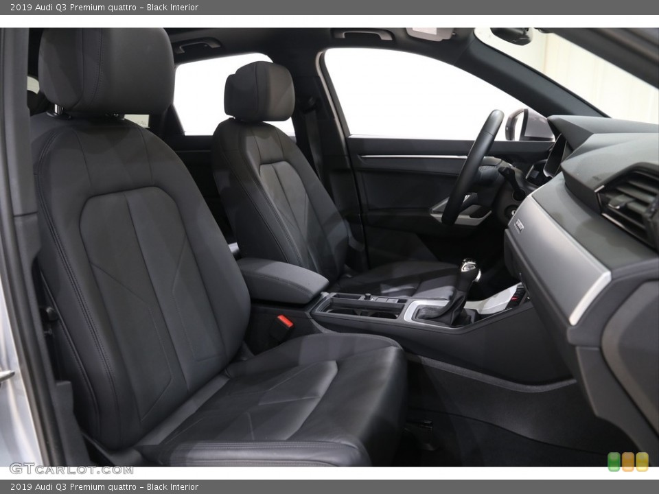 Black Interior Front Seat for the 2019 Audi Q3 Premium quattro #139216974
