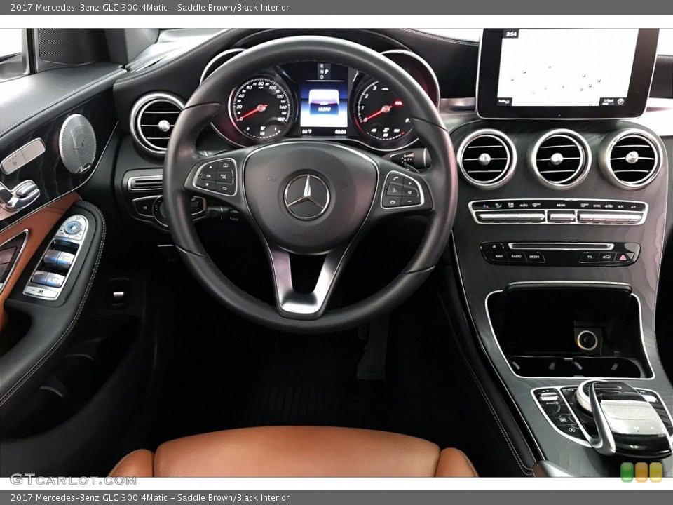 Saddle Brown/Black Interior Dashboard for the 2017 Mercedes-Benz GLC 300 4Matic #139218270