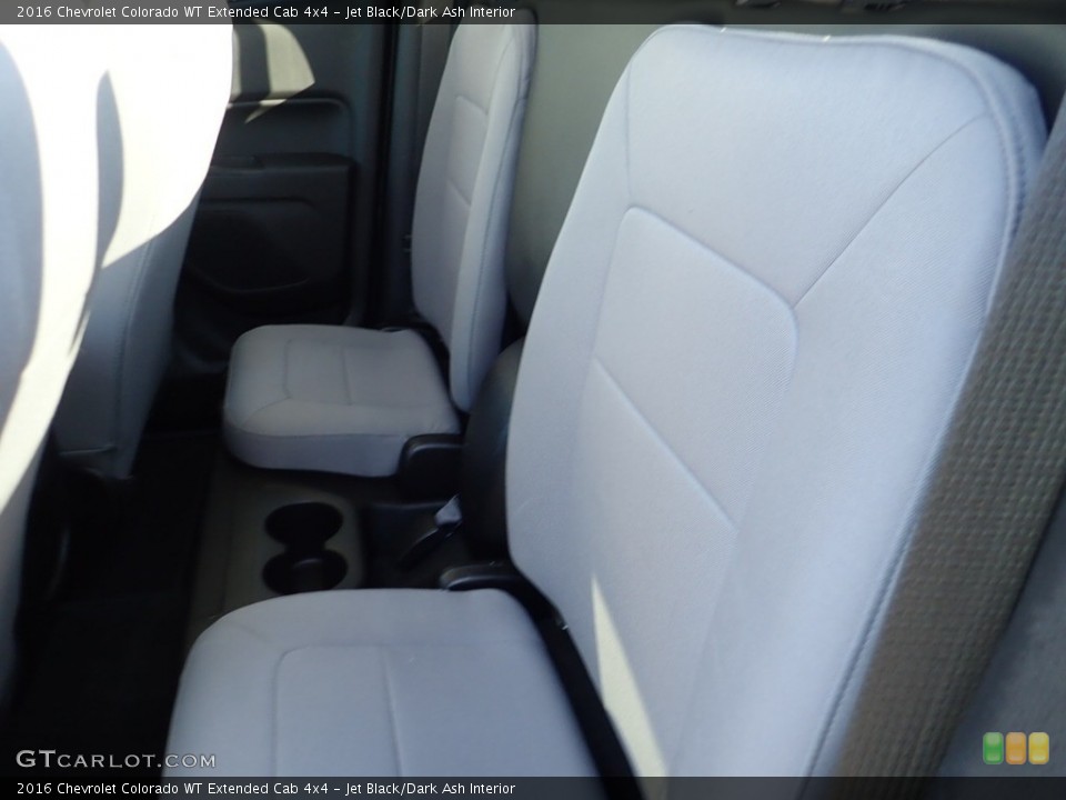 Jet Black/Dark Ash Interior Rear Seat for the 2016 Chevrolet Colorado WT Extended Cab 4x4 #139220010