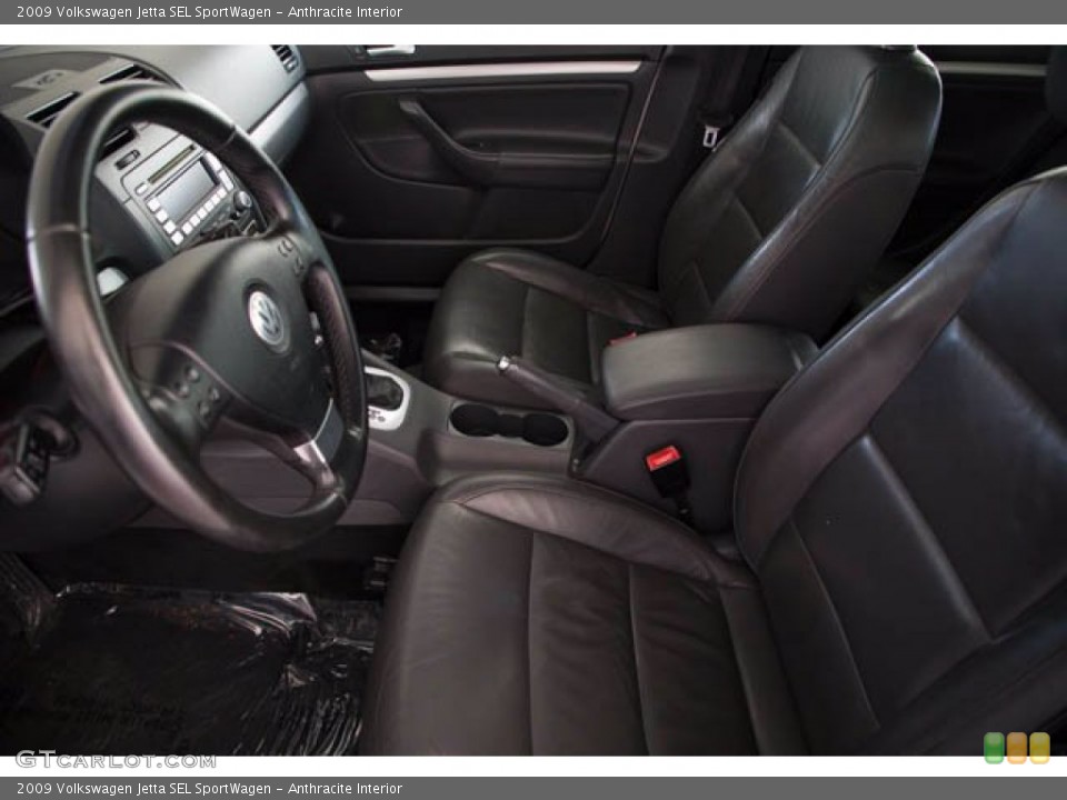 Anthracite Interior Front Seat for the 2009 Volkswagen Jetta SEL SportWagen #139222473