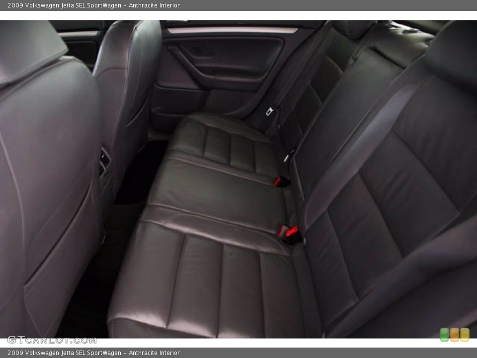 Anthracite Interior Rear Seat for the 2009 Volkswagen Jetta SEL SportWagen #139222497