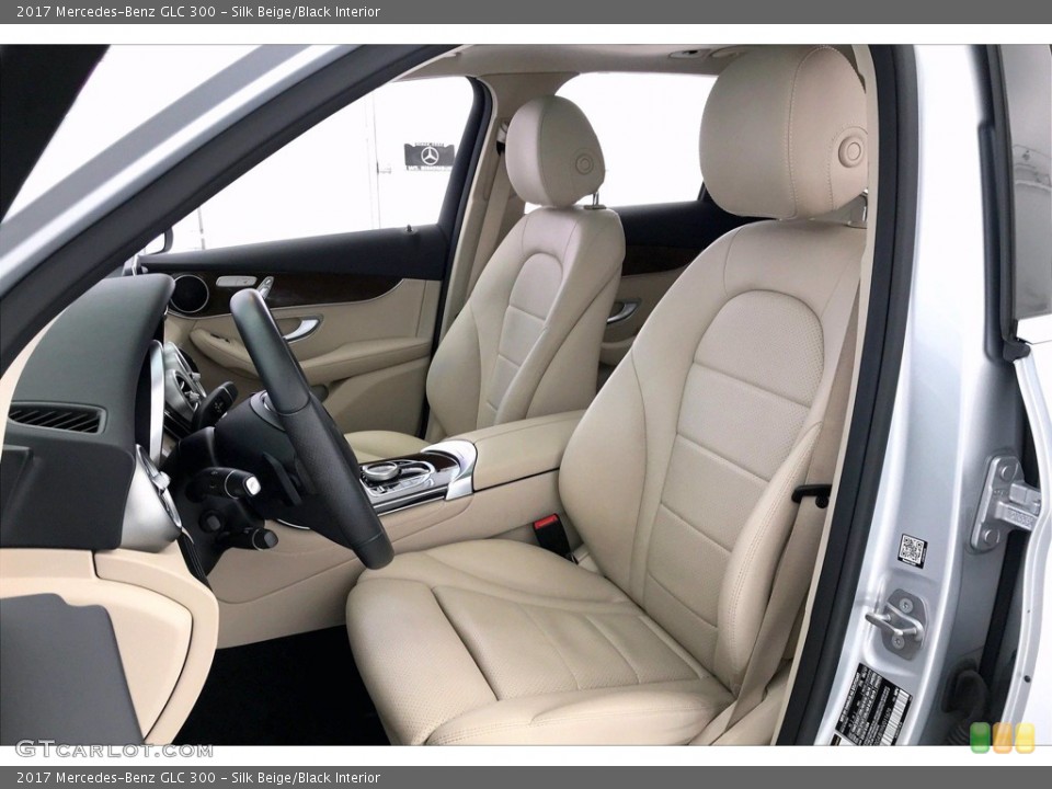 Silk Beige/Black Interior Front Seat for the 2017 Mercedes-Benz GLC 300 #139222519