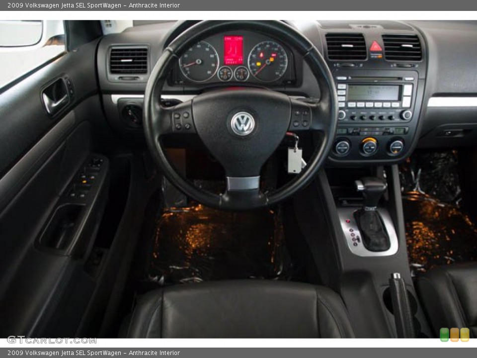 Anthracite Interior Dashboard for the 2009 Volkswagen Jetta SEL SportWagen #139222524