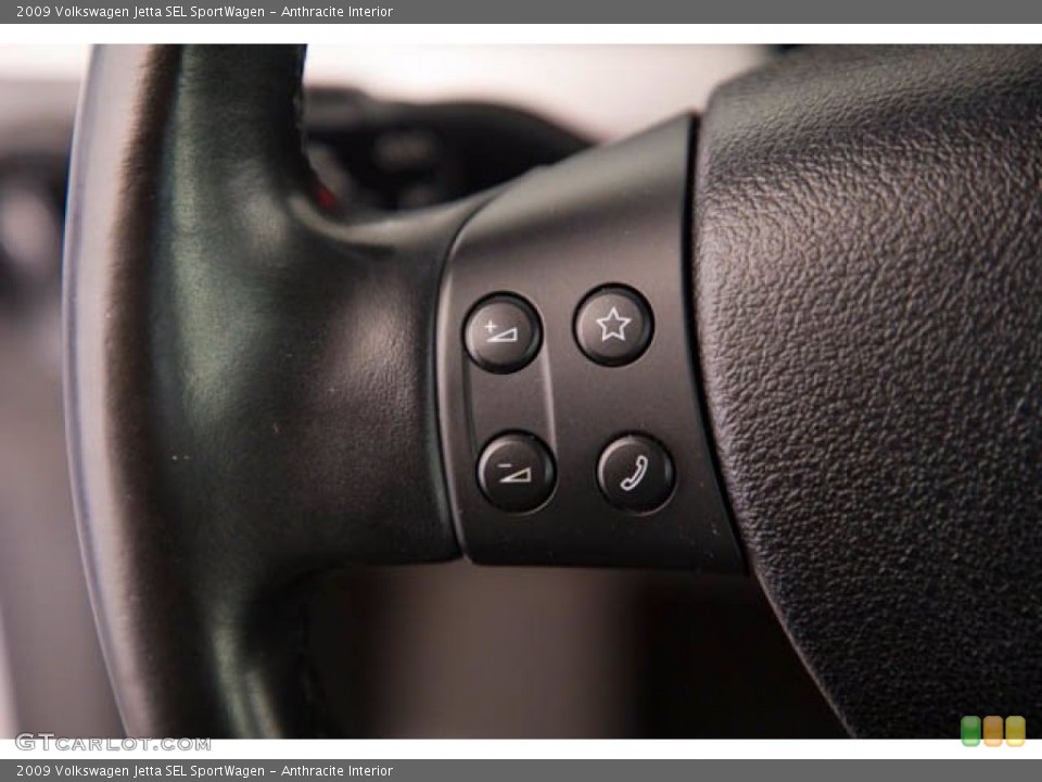 Anthracite Interior Steering Wheel for the 2009 Volkswagen Jetta SEL SportWagen #139222734