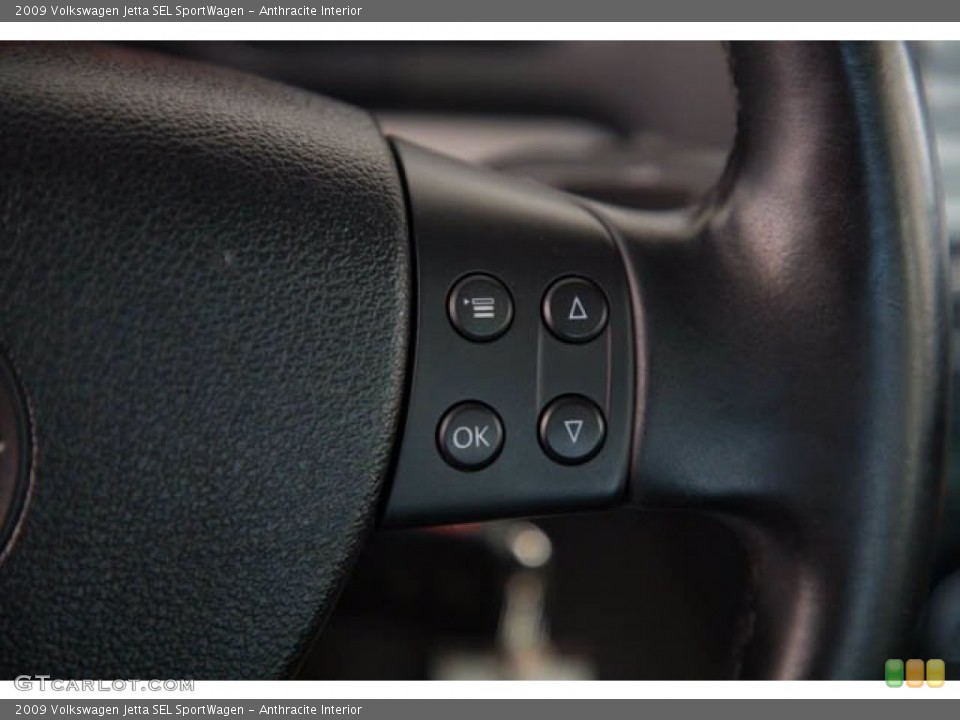 Anthracite Interior Steering Wheel for the 2009 Volkswagen Jetta SEL SportWagen #139222752