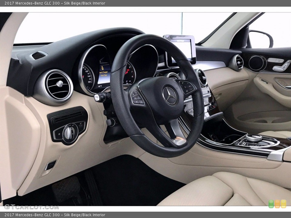 Silk Beige/Black Interior Prime Interior for the 2017 Mercedes-Benz GLC 300 #139222758