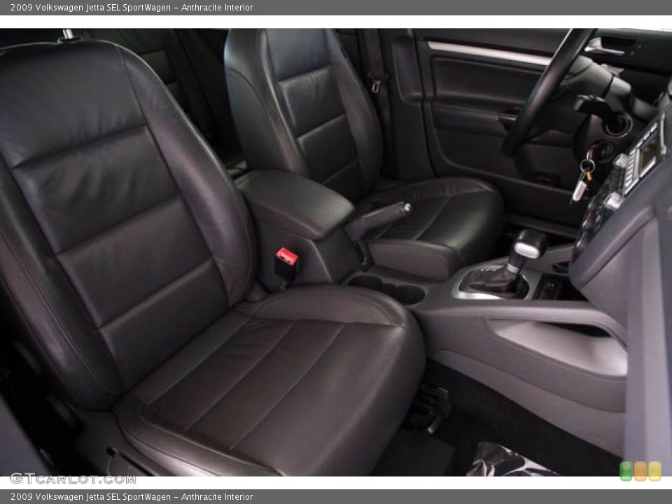 Anthracite Interior Front Seat for the 2009 Volkswagen Jetta SEL SportWagen #139222887