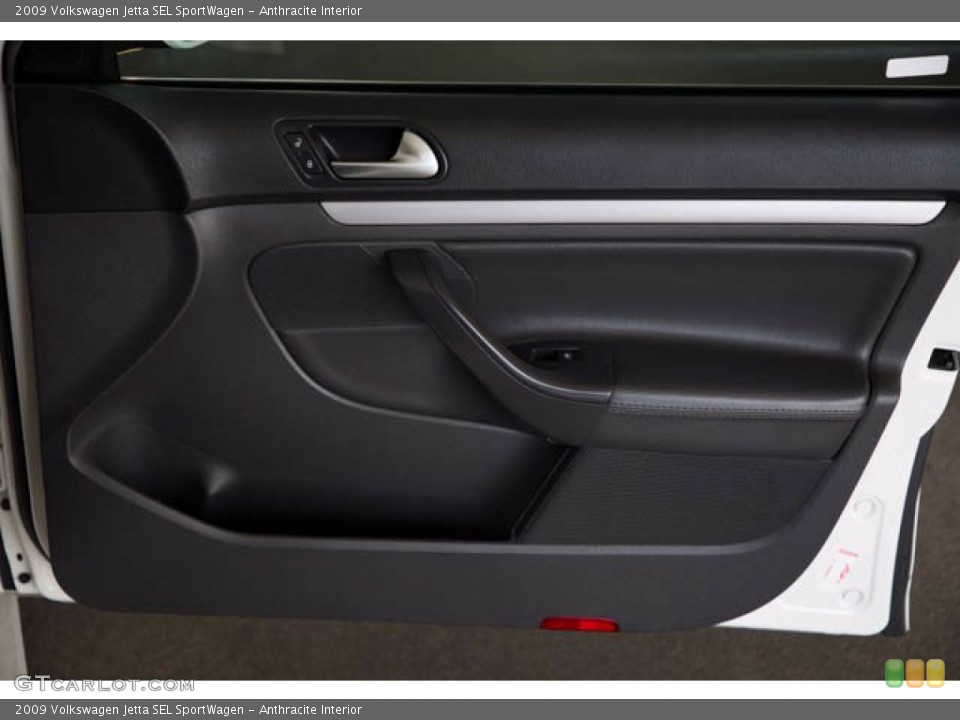 Anthracite Interior Door Panel for the 2009 Volkswagen Jetta SEL SportWagen #139222971