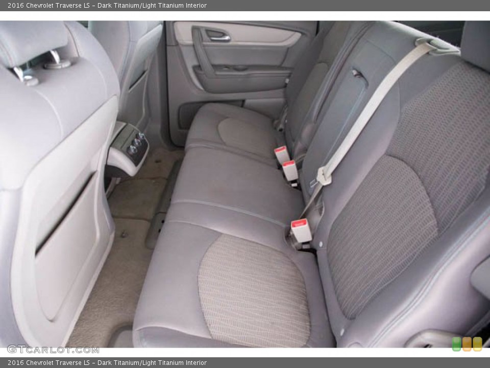 Dark Titanium/Light Titanium Interior Rear Seat for the 2016 Chevrolet Traverse LS #139225470