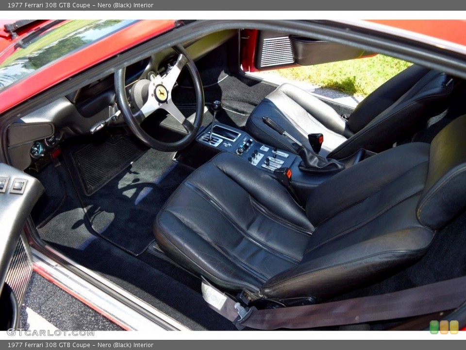 Nero (Black) Interior Photo for the 1977 Ferrari 308 GTB Coupe #139228079