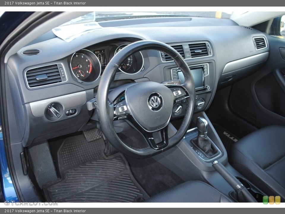 Titan Black Interior Prime Interior for the 2017 Volkswagen Jetta SE #139228469