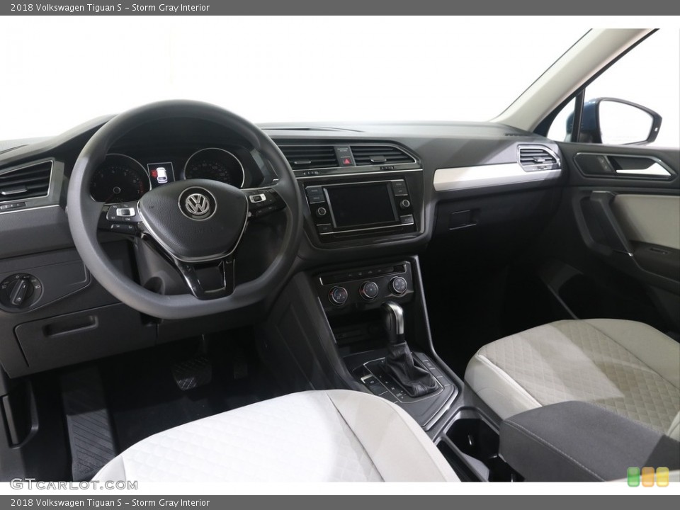 Storm Gray Interior Dashboard for the 2018 Volkswagen Tiguan S #139230636