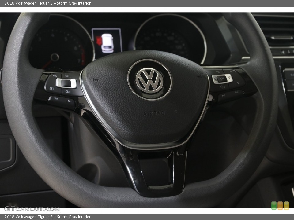 Storm Gray Interior Steering Wheel for the 2018 Volkswagen Tiguan S #139230651