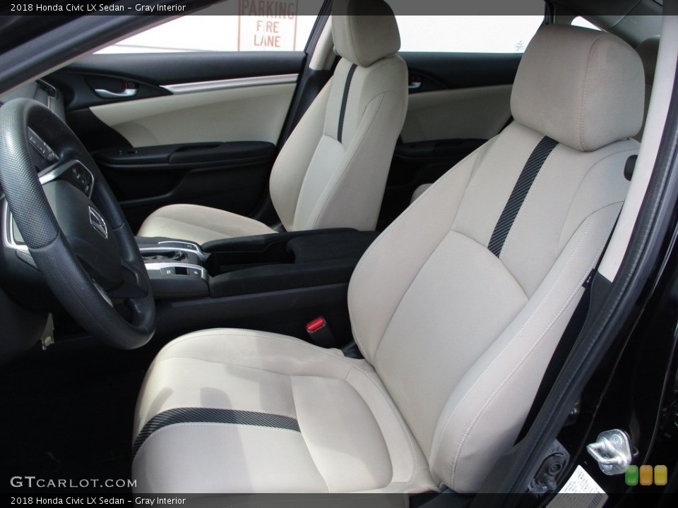 Gray Interior Photo for the 2018 Honda Civic LX Sedan #139230731