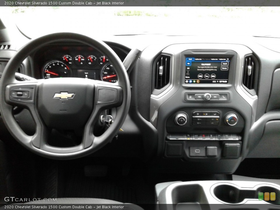 Jet Black Interior Dashboard for the 2020 Chevrolet Silverado 1500 Custom Double Cab #139231976