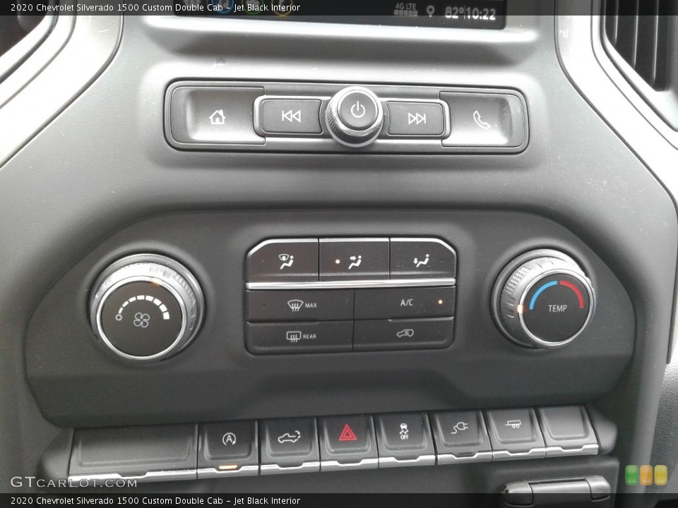 Jet Black Interior Controls for the 2020 Chevrolet Silverado 1500 Custom Double Cab #139232084