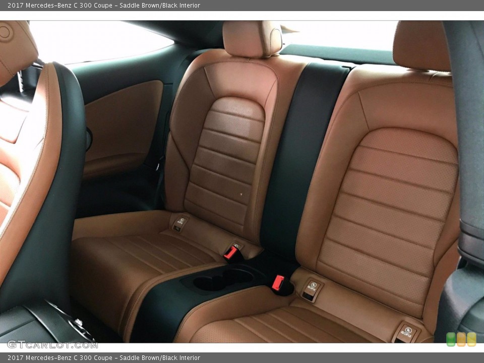 Saddle Brown/Black Interior Rear Seat for the 2017 Mercedes-Benz C 300 Coupe #139233383