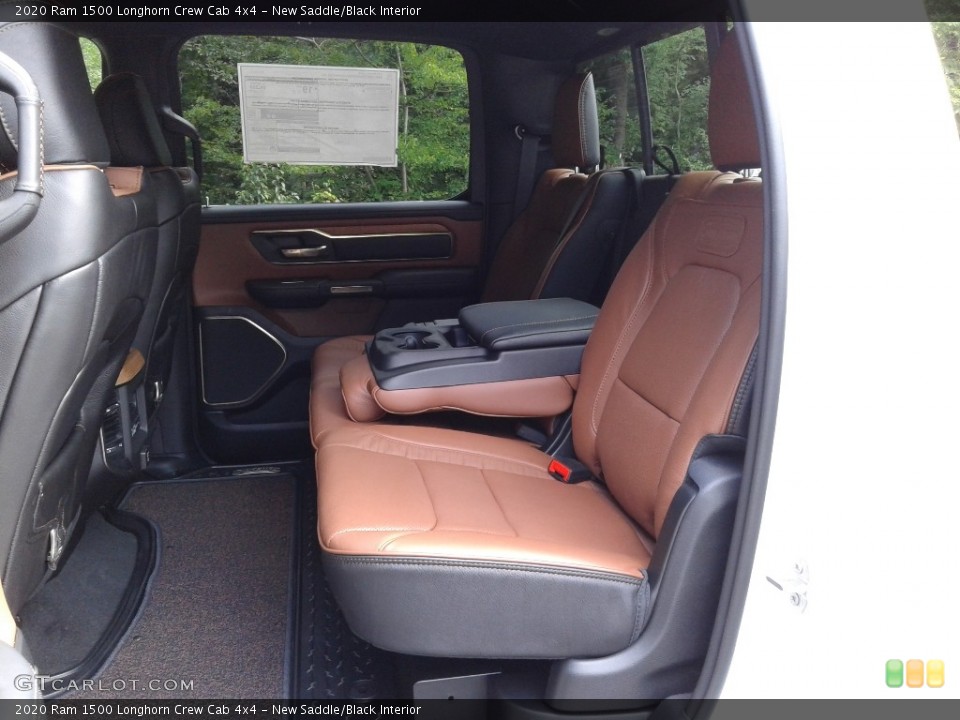 New Saddle/Black Interior Rear Seat for the 2020 Ram 1500 Longhorn Crew Cab 4x4 #139233803