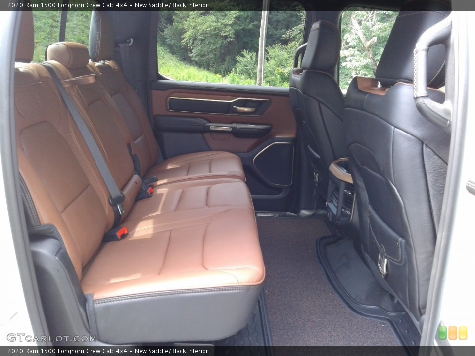 New Saddle/Black Interior Rear Seat for the 2020 Ram 1500 Longhorn Crew Cab 4x4 #139233839