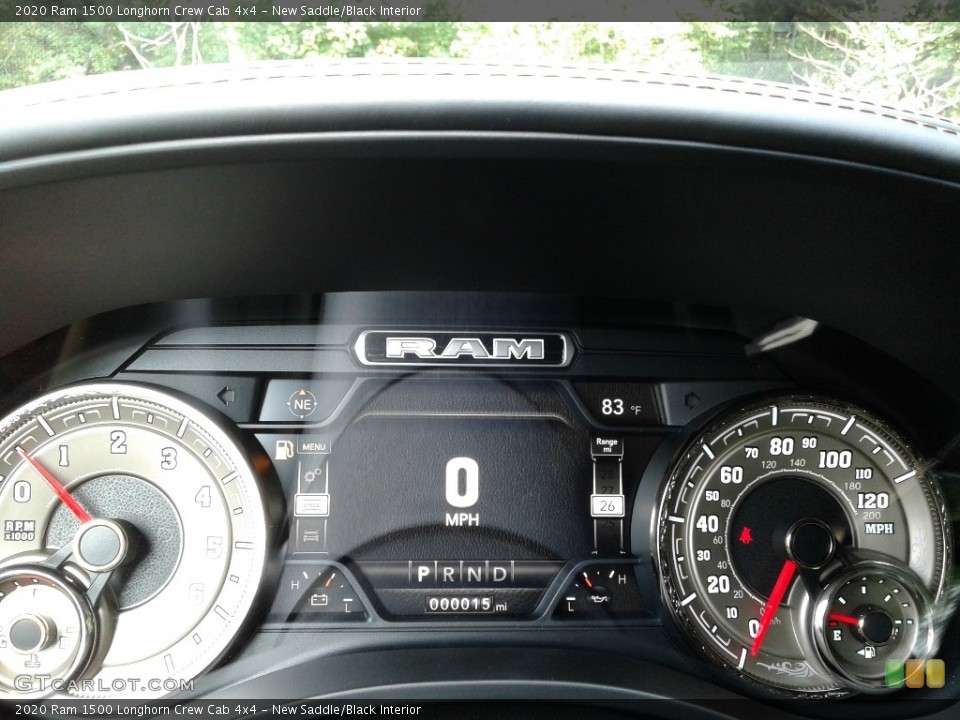 New Saddle/Black Interior Gauges for the 2020 Ram 1500 Longhorn Crew Cab 4x4 #139233944