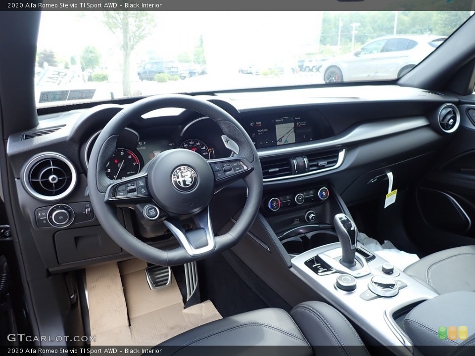 Black Interior Photo for the 2020 Alfa Romeo Stelvio TI Sport AWD #139241757