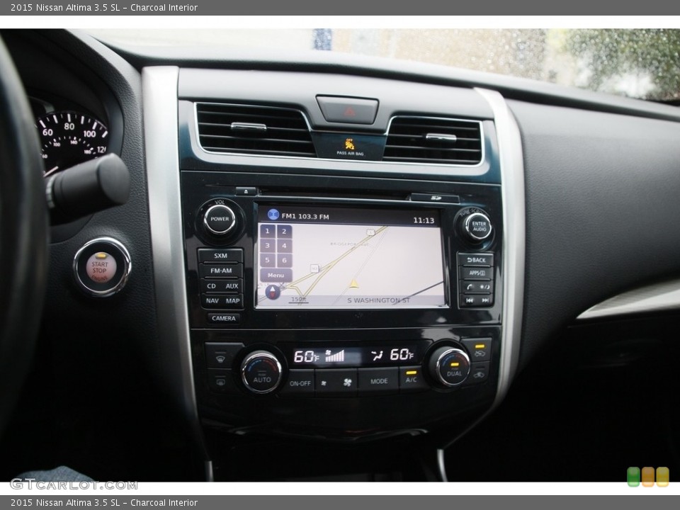 Charcoal Interior Controls for the 2015 Nissan Altima 3.5 SL #139244718