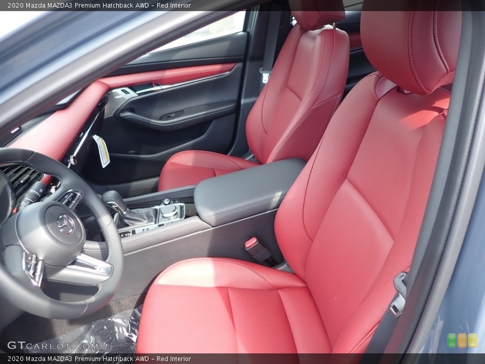 Red 2020 Mazda MAZDA3 Interiors