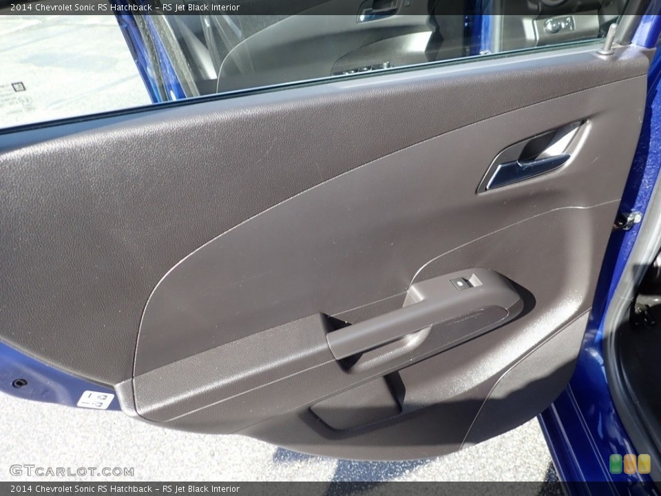RS Jet Black Interior Door Panel for the 2014 Chevrolet Sonic RS Hatchback #139246585
