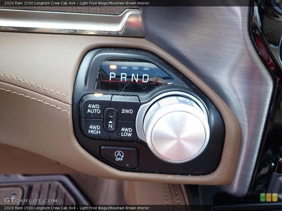 Light Frost Beige/Mountain Brown Interior Transmission for the 2020 Ram 1500 Longhorn Crew Cab 4x4 #139248931