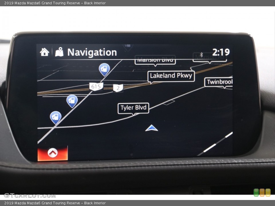 Black Interior Navigation for the 2019 Mazda Mazda6 Grand Touring Reserve #139250650