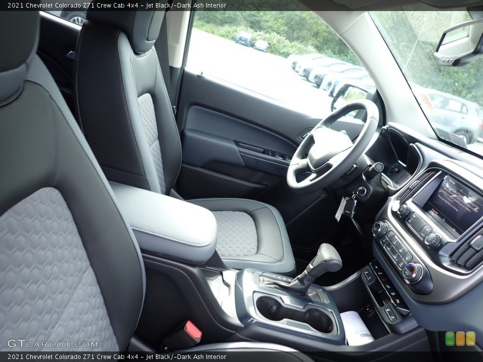 Jet Black/­Dark Ash Interior Front Seat for the 2021 Chevrolet Colorado Z71 Crew Cab 4x4 #139250682