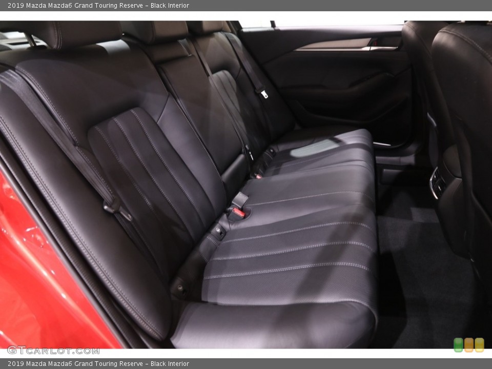 Black Interior Rear Seat for the 2019 Mazda Mazda6 Grand Touring Reserve #139250740