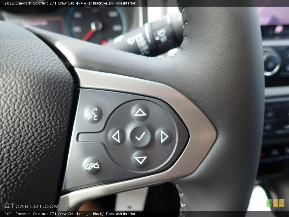Jet Black/­Dark Ash Interior Steering Wheel for the 2021 Chevrolet Colorado Z71 Crew Cab 4x4 #139250857