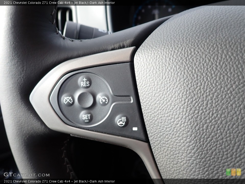 Jet Black/­Dark Ash Interior Steering Wheel for the 2021 Chevrolet Colorado Z71 Crew Cab 4x4 #139250875